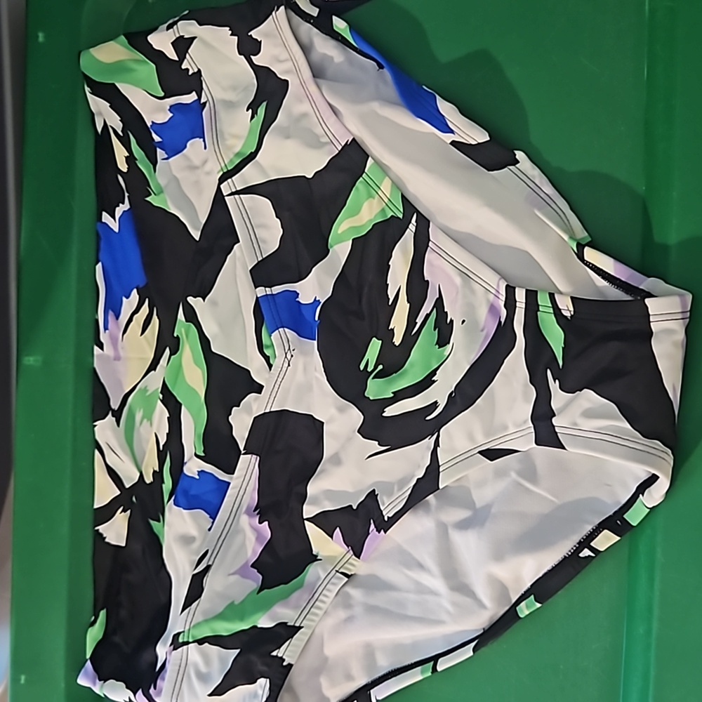 DSG RUSH FLORAL BIKINI BOTTOM WHITE/PRINTED: NEW WITH TAGS: SIZE XL